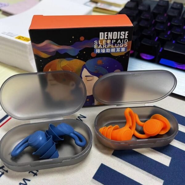 Silicone Earplugs for Noise Reduction, Soundproofing, Sleeping in Workshops an