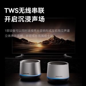 cross-border-transparent-mecha-speaker-v8-desktop-bluetooth-speaker